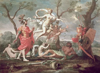 Venus rüstet Aeneas aus, 1639